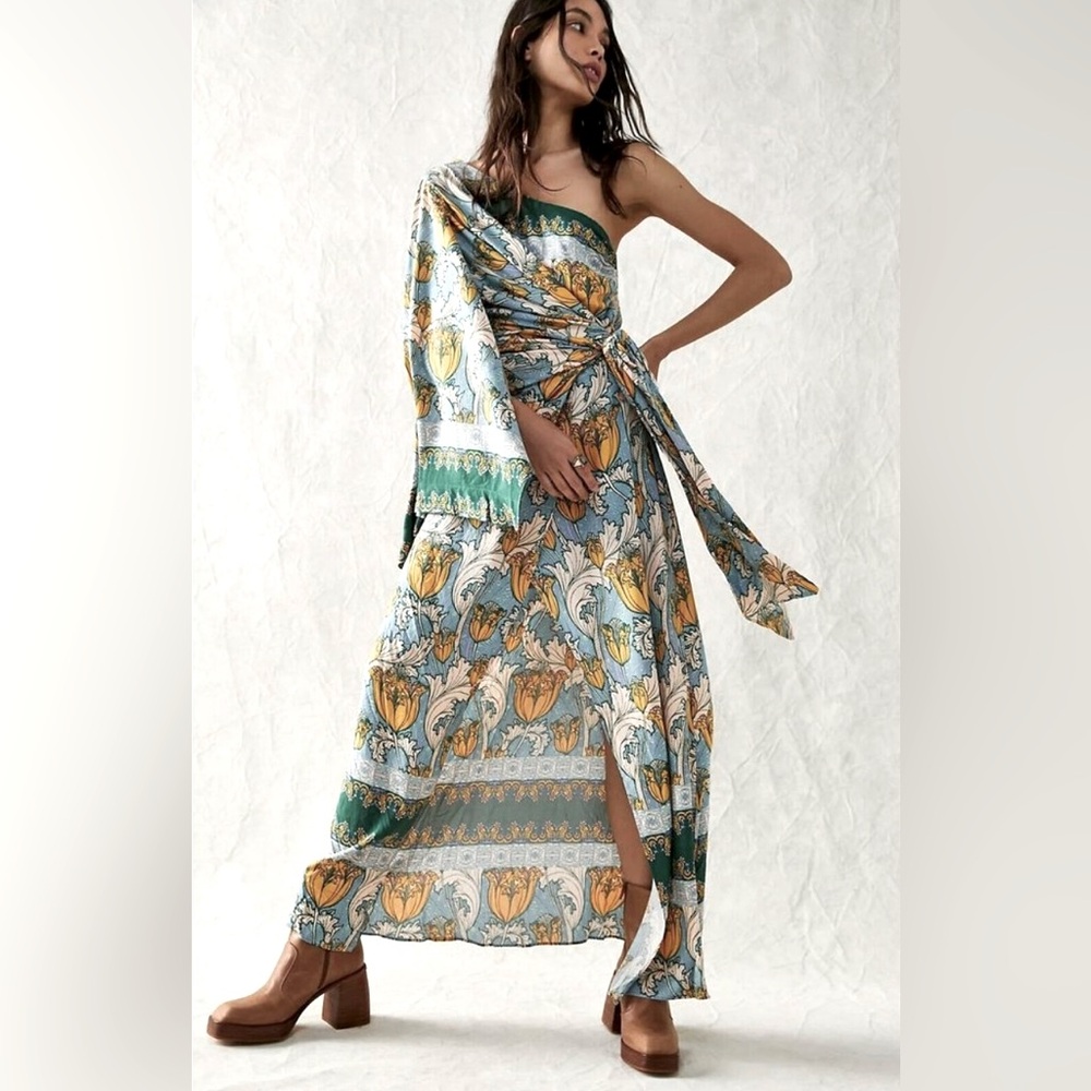 New Free People Pardon My French Maxi Dress